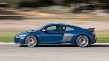 Audi R8 facelift review - side