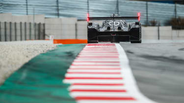 Porsche LMDh Barc testing – rear