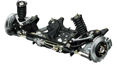 Double wishbone suspension diagram