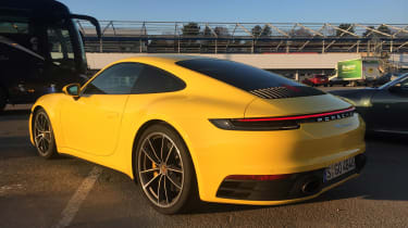 Porsche 911 on location - rear quarter