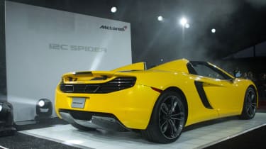 McLaren unveils 12C Spider at Pebble Beach