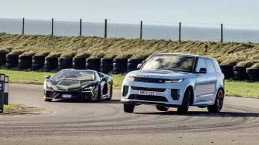 AWD track test – Revuelto and Range Rover