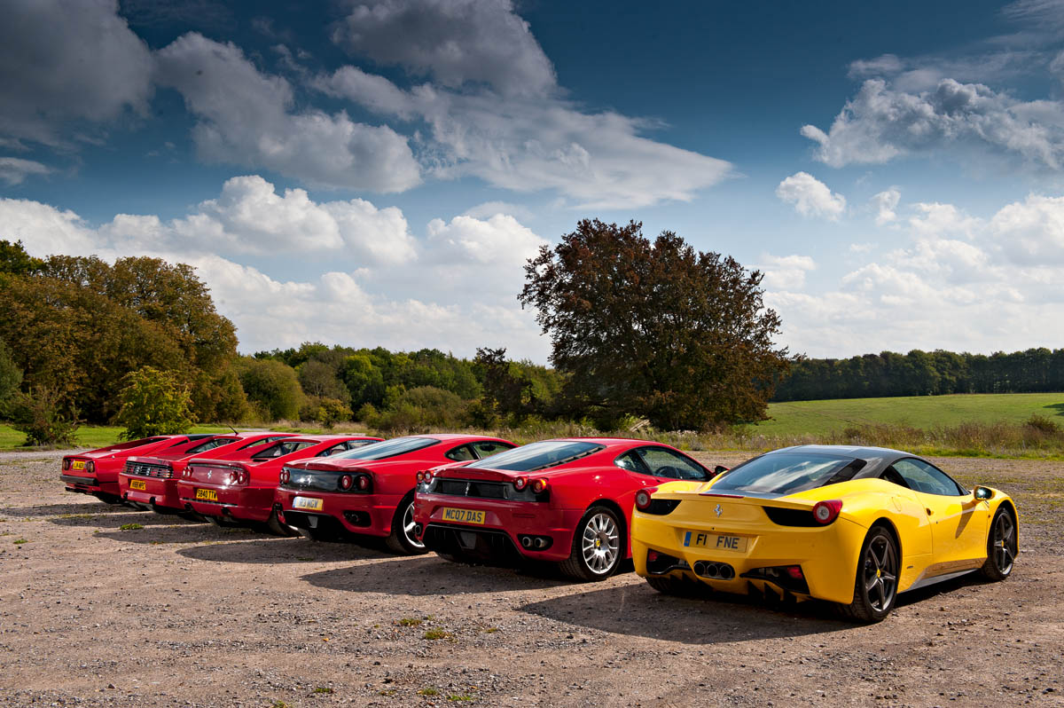 Ferrari 458 Italia Meets 308 348 F355 360 And F430 Evo