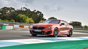 BMW M850i coupe review - front quarter