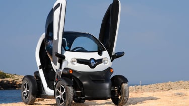 Renault Twizy electric car doors up
