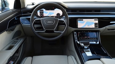 Audi A8 - driver area