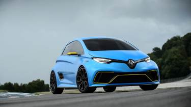 Renault Zoe E-Sport - front three quarter