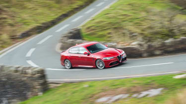 eCoty Alfa Romeo Giulia QV - front driving