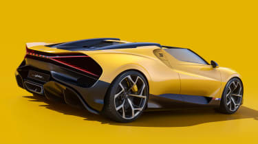 Bugatti Mistral – yellow rear