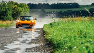 Lightweight sports car test – Lotus action