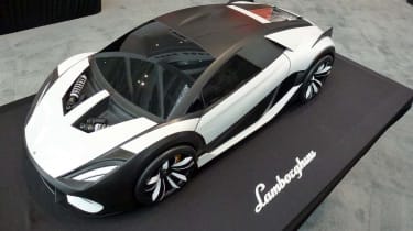 LA motor show 2011: Lamborghini scale model
