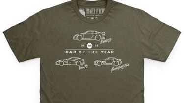 evo Car of the Year merchandise now on sale