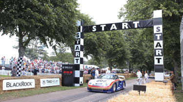 Porsche 961 at the Goodwood Festival of Speed hillclimb
