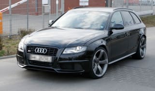 New Audi RS4 sports saloon spy shots
