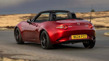 2025 Mazda MX-5 driving rear