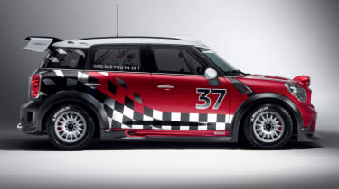 Mini Countryman WRC rally car