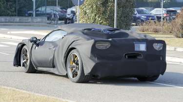 Ferrari 296 Pista spied rear