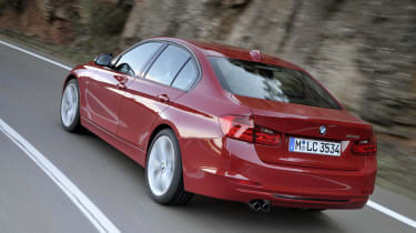 F30 BMW 3-series 328i moving rear