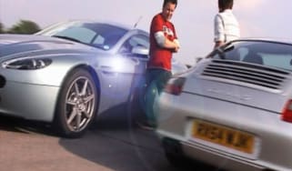 Porsche and Aston Martin
