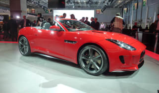 Jaguar F-type red Paris motor show