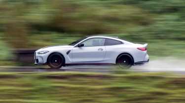 BMW M4 CSL side driving