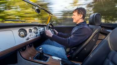 Morgan Plus Four interior