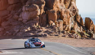 Peugoet 208 T16 video at Pikes Peak
