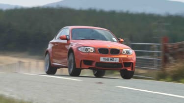 BMW 1M review red jump