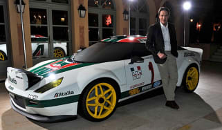 New Lancia Stratos in Alitalia rally delivery