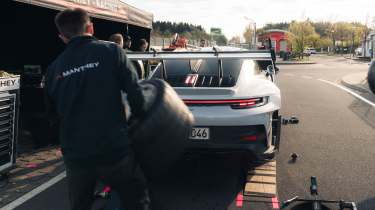 Manthey Porsche 911 GT3 RS Nurburgring lap