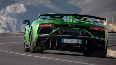 Lamborghini Aventador SVJ rear