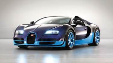 2012 Bugatti Veyron Vitesse blue two-tone