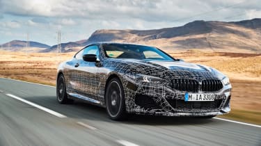 BMW 8-series prototype review - front