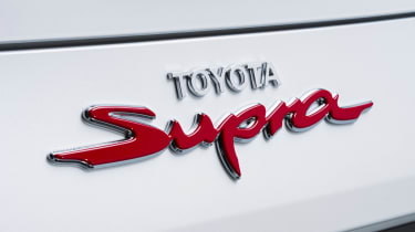 Toyota GR Supra manual – badgeToyota GR Supra manual – 