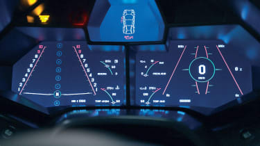 Lamborghini Reventon dashboard display