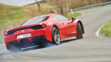 Ferrari 458 Speciale rear