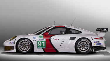 2013 Porsche 911 RSR side profile