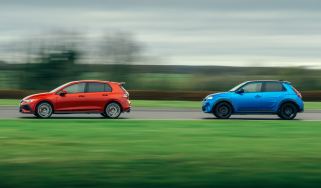 Volkswagen Golf GTI Clubsport v Alpine A290 v Abarth 600e