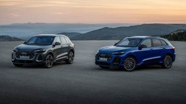 Audi SQ5 and Q5 front