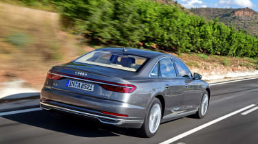 Audi A8 - rear quarter dynamic