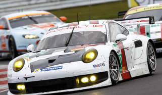 2013 Porsche 911 RSR race debut