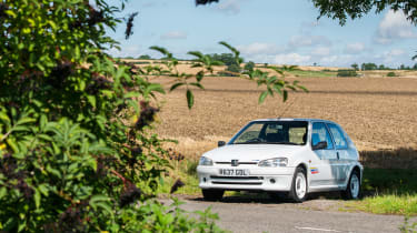 Peugeot 106 Rallye – front quarter