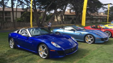 Ferraris at Pebble Beach