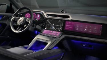 Porsche Cayenne EV interior