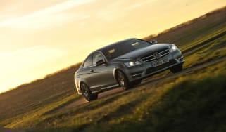 Mercedes C250 Coupe with AMG handling pack