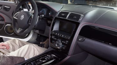 Jaguar XKR-S GT interior at New York motor show