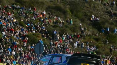 WRC Spain Ogier hairpin