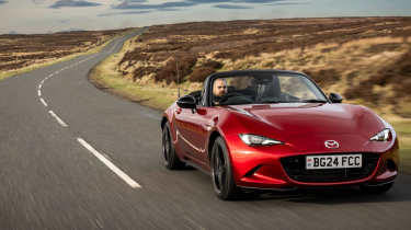 2025 Mazda MX-5 driving front
