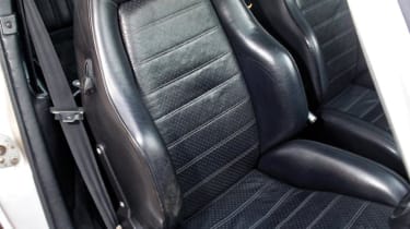 Porsche 930 turbo black leather interior