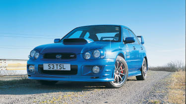 Subaru Impreza&#039;s bonnet scoop